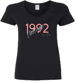 YEnvyMe Custom T-Shirt | Decade T-Shirt | Celebrate Your Birth Year T-Shirts | Vintage Not Old T-Shirt