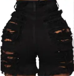 Denim Shorts | A Little Ripped Up Shorts |  YEnvyMe Sexy Denim Ripped Shorts