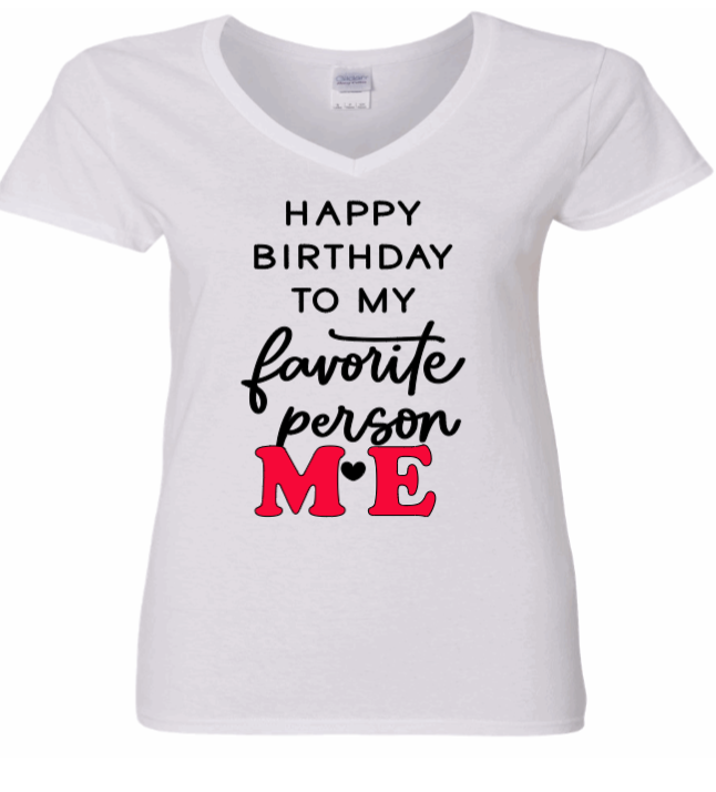 YEnvyMe Custom T-Shirt | Birthday for Me T-Shirts | It's My Birthday T-Shirt | YEnvyMe Happy Birthday To Me T-Shirt