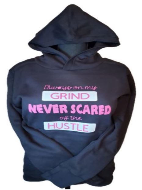 YEnvyMe Custom T-Shirt | Never Scared Hoodie T-Shirt | Always On My Grind Never Scared Hoodie T-Shirt